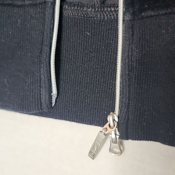 Axcelerate by Speedo Black Velour Track Jacket - Picture 6 of 11